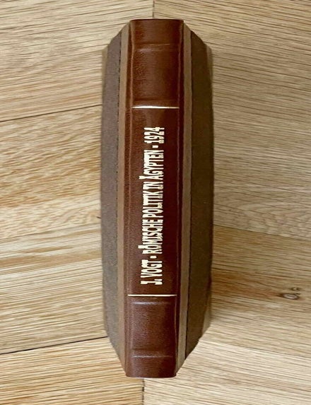 Item #M9866 R&ouml;mische Politik in &Auml;gypten. VOGT Joseph.[newline]M9866-00.jpeg