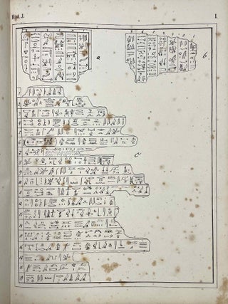 Historische Inschriften Altaegyptischer Denkmaeler. In den Jahren 1863-1865 an Ort und Stelle gesammelt und mit erl&auml;uterndem Text. Herausgegeben von Johannes Duemichen.[newline]M9875-06.jpeg