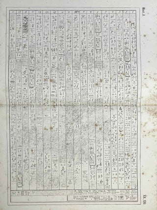 Historische Inschriften Altaegyptischer Denkmaeler. In den Jahren 1863-1865 an Ort und Stelle gesammelt und mit erl&auml;uterndem Text. Herausgegeben von Johannes Duemichen.[newline]M9875-29.jpeg