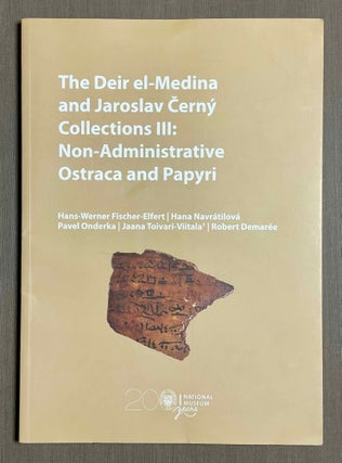 Item #M9891 The Deir el-Medina and Jaroslav Cerny collections. Vol. III: Non-administrative...[newline]M9891-00.jpeg