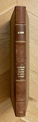 Item #M9897 La chronologie des temps chrétiens de l'Egypte et de l'Ethiopie. Historique et...[newline]M9897-00.jpeg