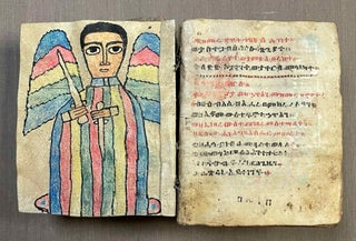 Item #M9916 Ethiopian or Eritrean Coptic Bible, hand-written in the Ge’ez script[newline]M9916-00.jpeg