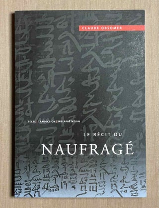 Item #M9919 Le récit du Naufragé. OBSOMER Claude