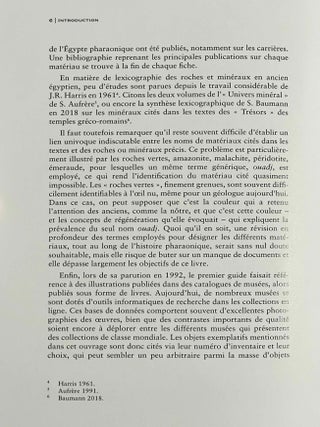 Pierres de l&rsquo;&Eacute;gypte ancienne. Guide des mat&eacute;riaux de l&rsquo;architecture, de la sculpture et de la joaillerie.[newline]M9920-03.jpeg