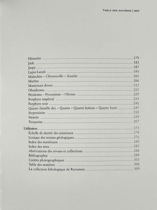 Pierres de l&rsquo;&Eacute;gypte ancienne. Guide des mat&eacute;riaux de l&rsquo;architecture, de la sculpture et de la joaillerie.[newline]M9920-09.jpeg