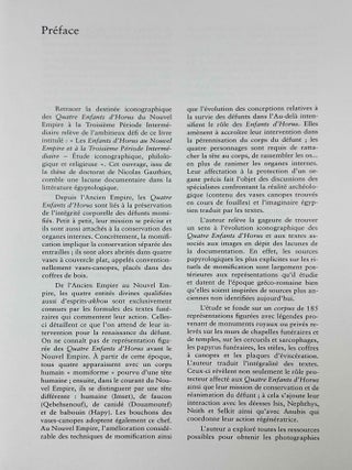 Les Enfants d'Horus au Nouvel Empire et &agrave; la Troisi&egrave;me P&eacute;riode Interm&eacute;diaire. Etude iconographique, philologique et religieuse.[newline]M9922-04.jpeg