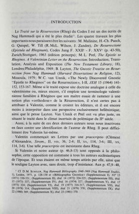 Le traité sur la Résurrection (NH I, 4)