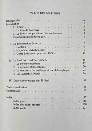 Les trois stèles de Seth. Hymne gnostique à la Triade (NH VII,5).