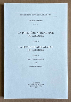Item #M9946 La première Apocalypse de Jacques (NH V,3). La seconde Apocalypse de Jacques (NH...[newline]M9946-00.jpeg