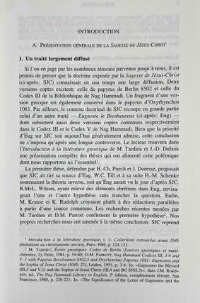 La Sagesse de Jésus-Christ (NH III, 4)