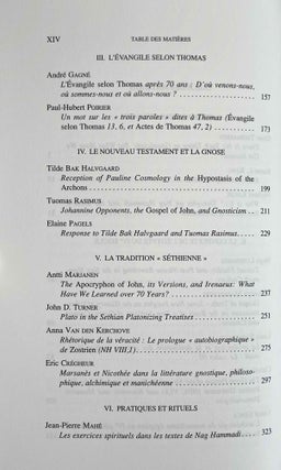 Nag Hammadi à 70 ans, qu'avons-nous appris? Nag Hammadi at 70, what have we learned? (Colloque international, Québec, Université Laval, 29-31 mai 2015)
