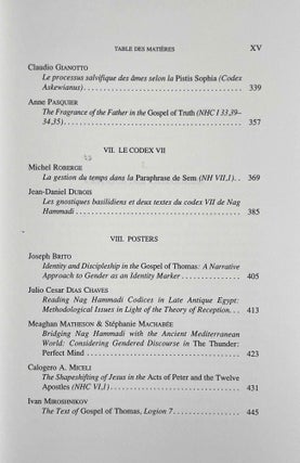 Nag Hammadi à 70 ans, qu'avons-nous appris? Nag Hammadi at 70, what have we learned? (Colloque international, Québec, Université Laval, 29-31 mai 2015)
