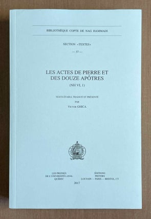 Item #M9973 Les actes de Pierre et des douze apôtres (NH VI, 1). GHICA Victor