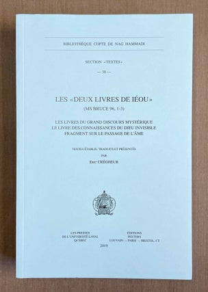 Item #M9974 Les "Deux livres de Iéou" (MS Bruce 96, 1-3). Les livres du grand discours...