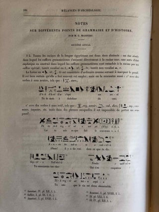 Mélanges d'Archéologie égyptienne et assyrienne - Tome I (fasc. 1 à 6, complete)