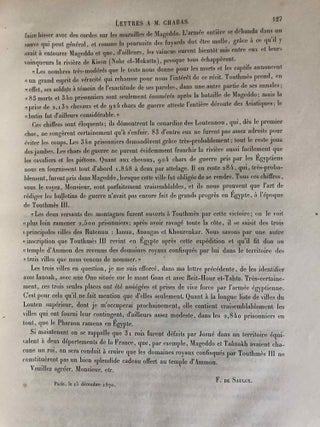 Mélanges d'Archéologie égyptienne et assyrienne - Tome I (fasc. 1 à 6, complete)