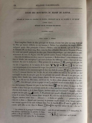Mélanges d'Archéologie égyptienne et assyrienne - Tome I (fasc. 1 à 6, complete)
