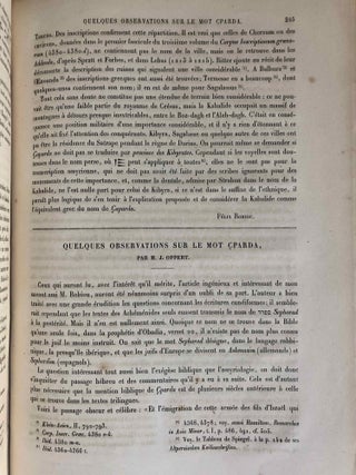 Mélanges d'Archéologie égyptienne et assyrienne - Tome I (fasc. 1 à 6, complete)